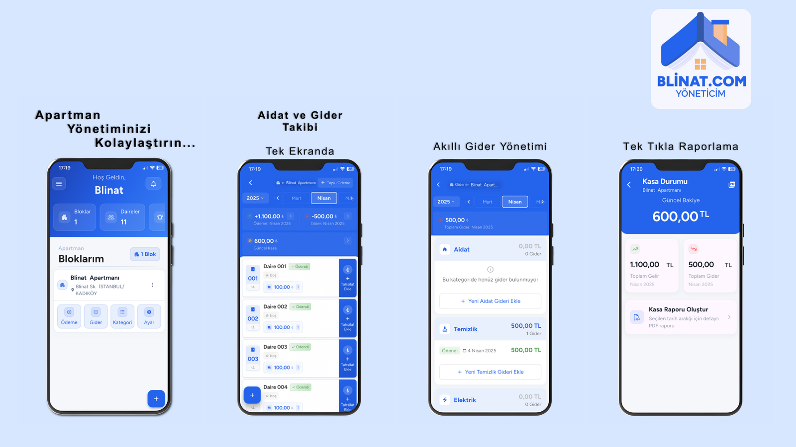 Apartman Yöneticim Blinat Banner